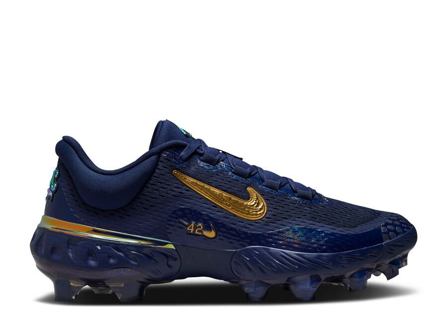 

Кроссовки Nike Alpha Huarache Elite 4 Low 'Jackie Robinson Day', синий