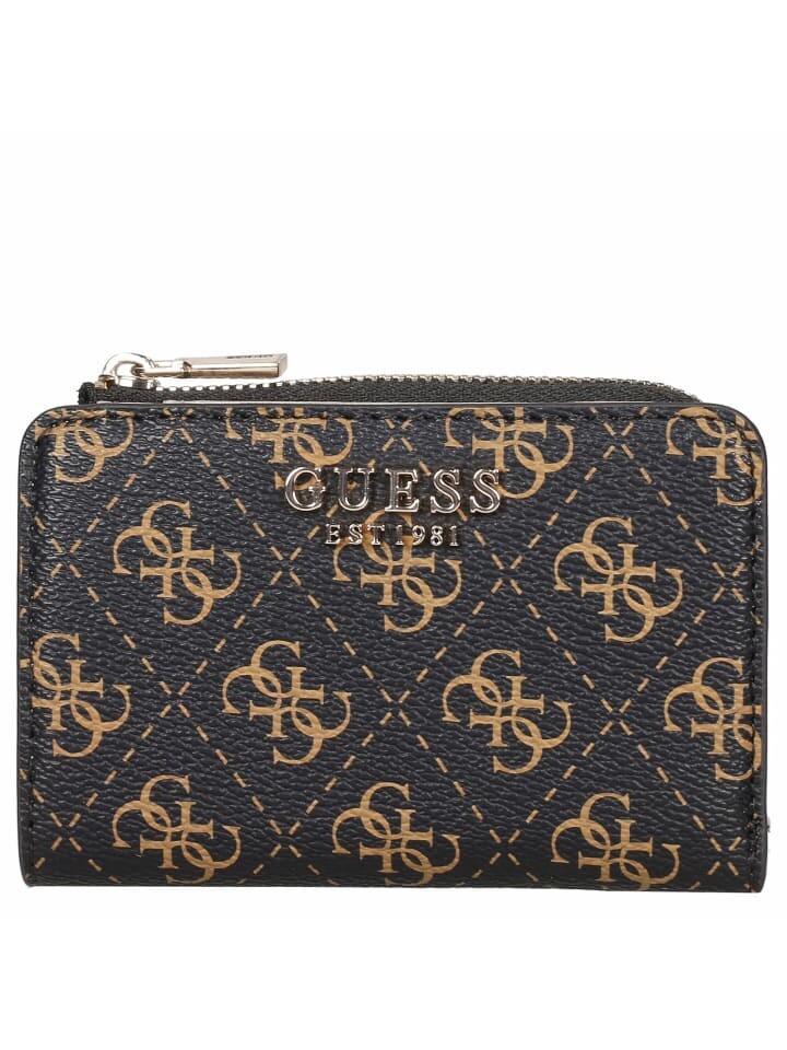 

Кошелек Guess Laurel SLG 2cc 12 cm, цвет brown logo