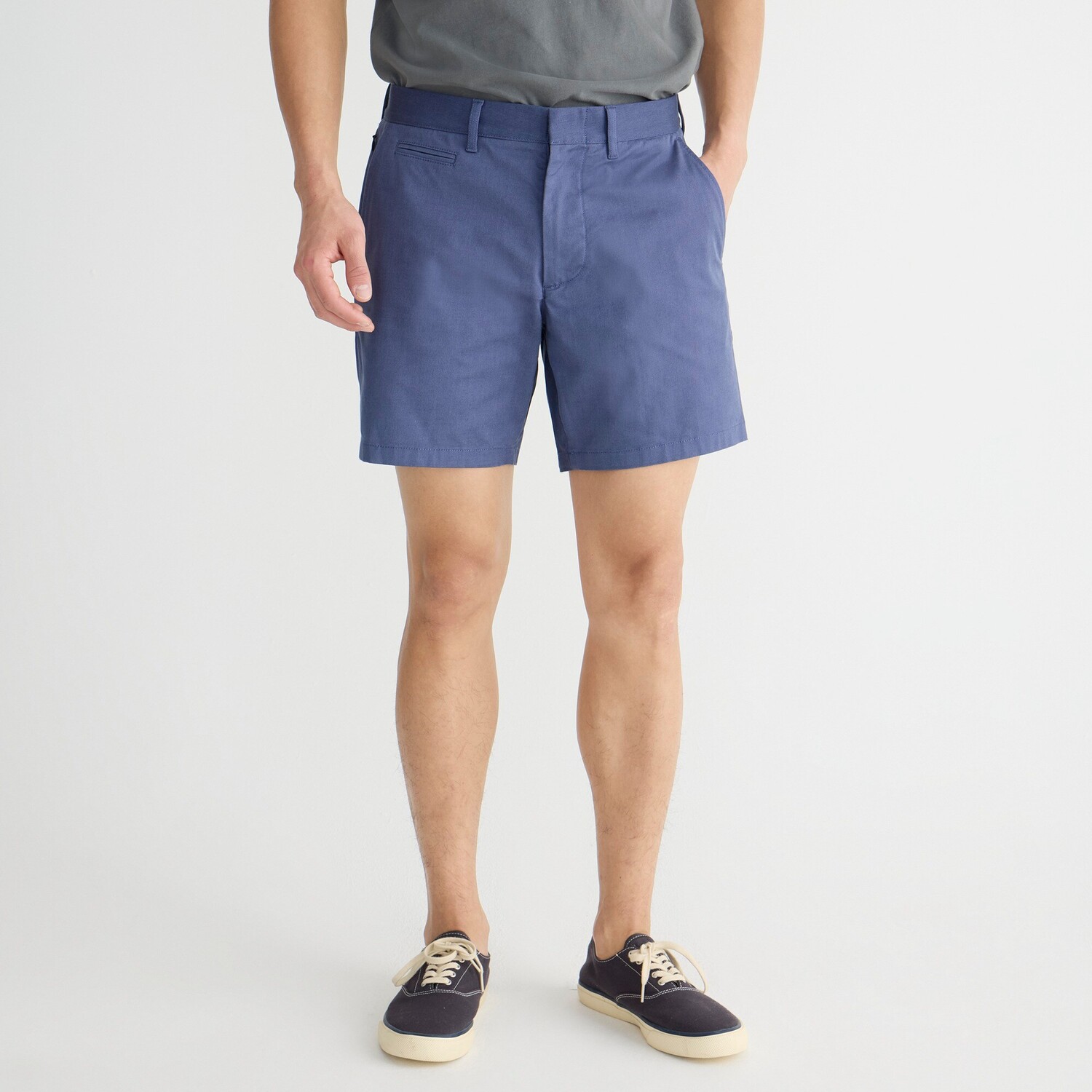 

7'' технический оксфорд шорты J.Crew, синий