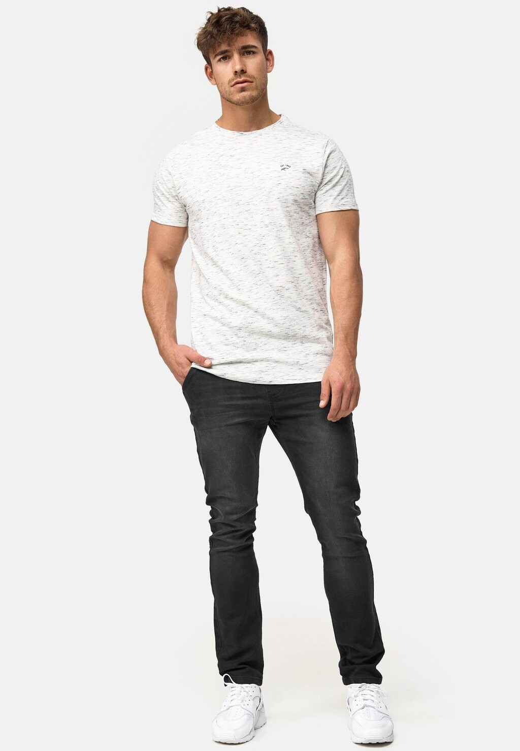 

Футболка базовая Kloge INDICODE JEANS, микс экрю