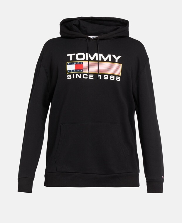 

Худи с капюшоном Tommy Jeans, черный