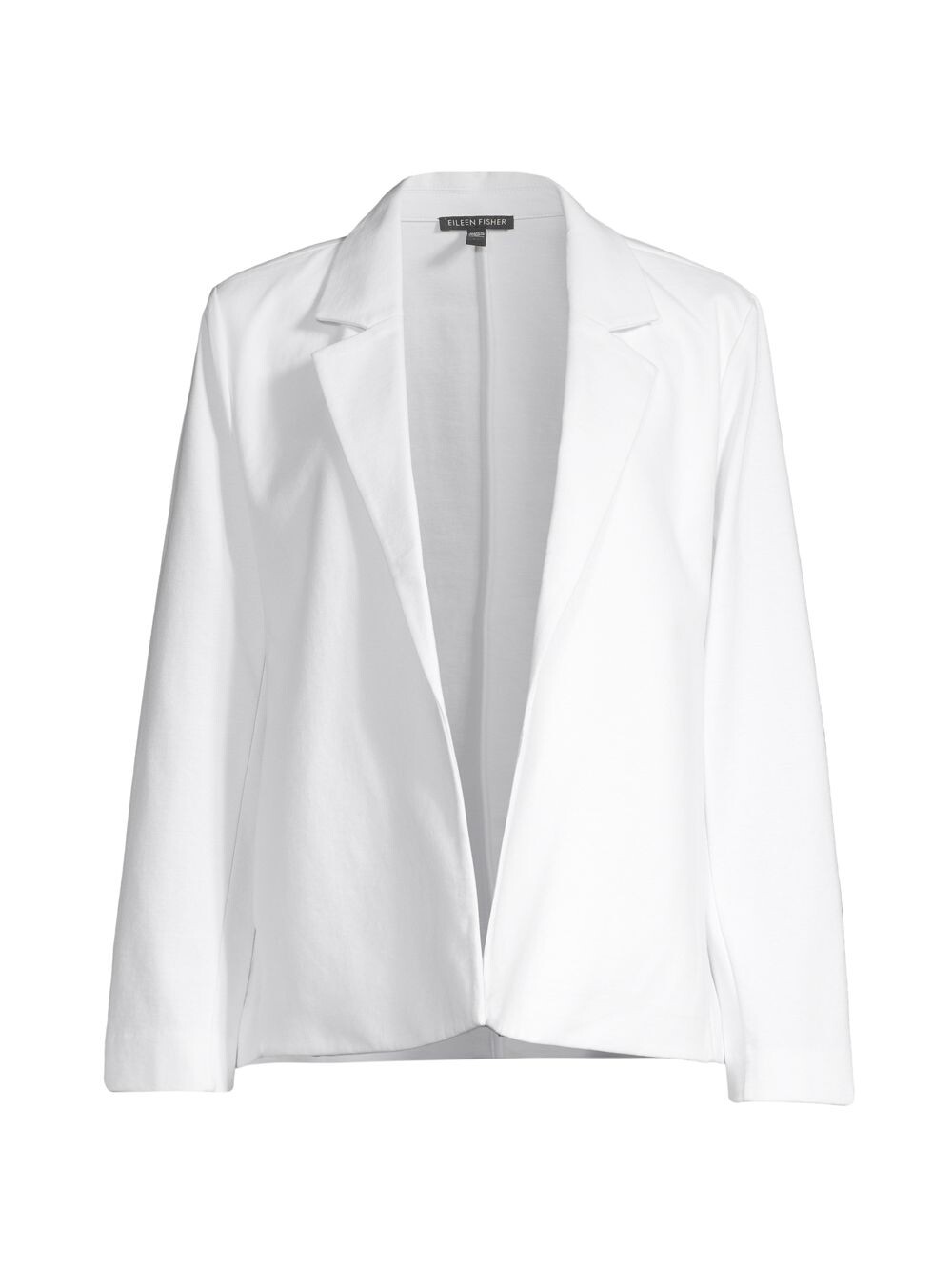

Пиджак из смесового хлопка с открытым передом Eileen Fisher, белый