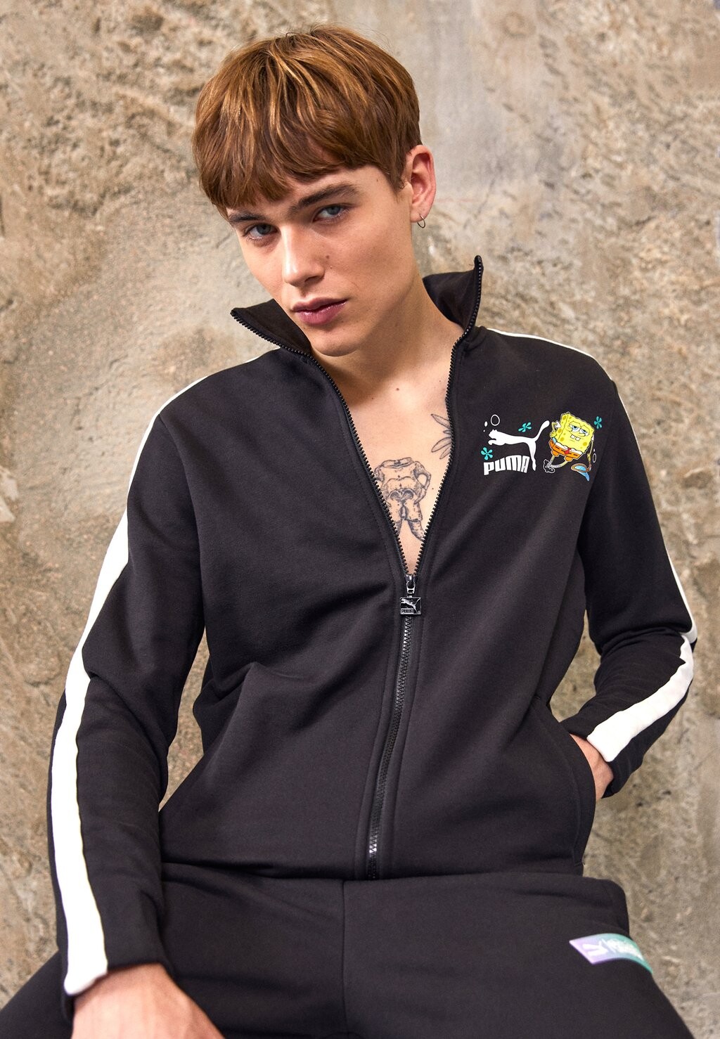 

Толстовка на молнии Puma, черный