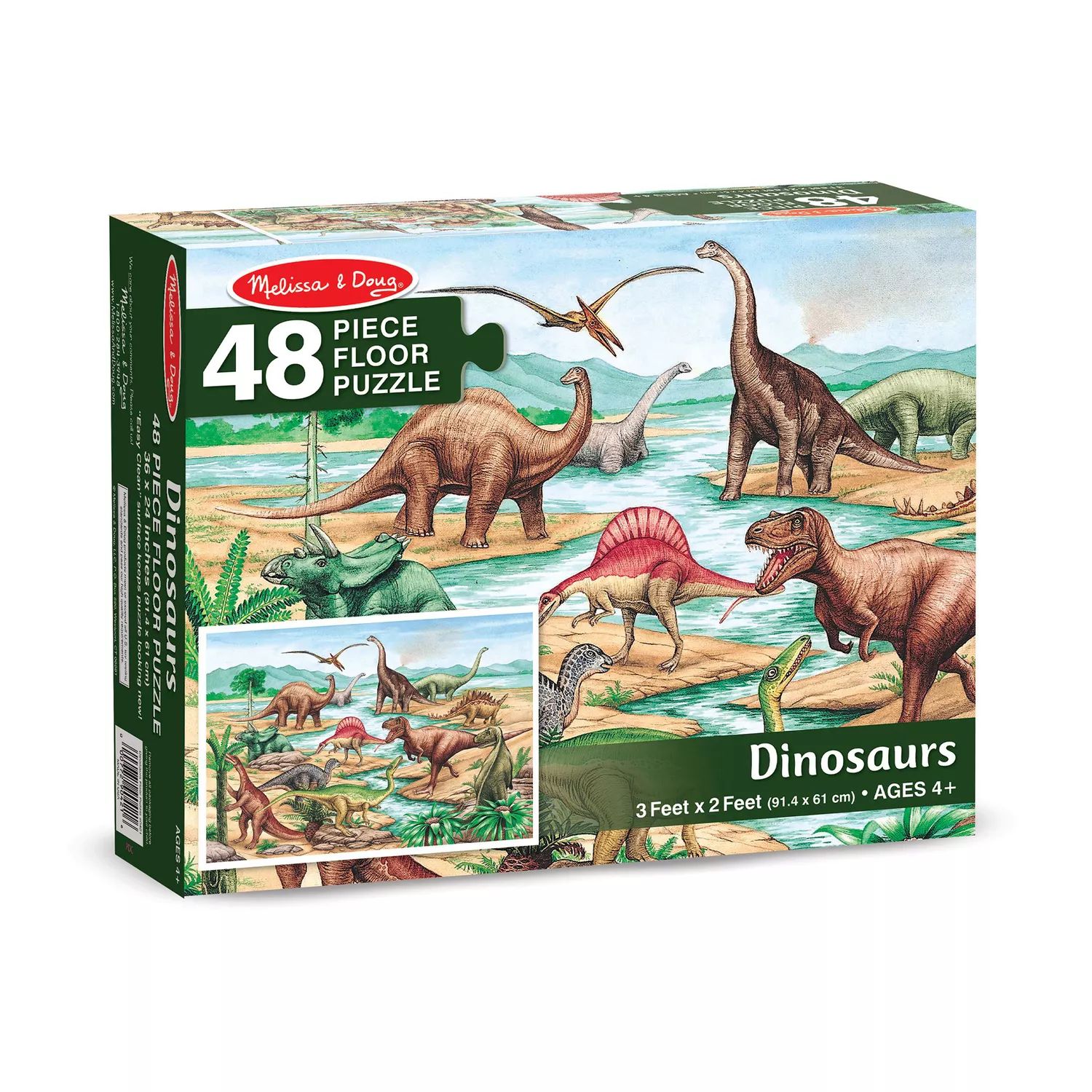 Напольная головоломка «Мелисса и Дуг: Динозавры» Melissa & Doug