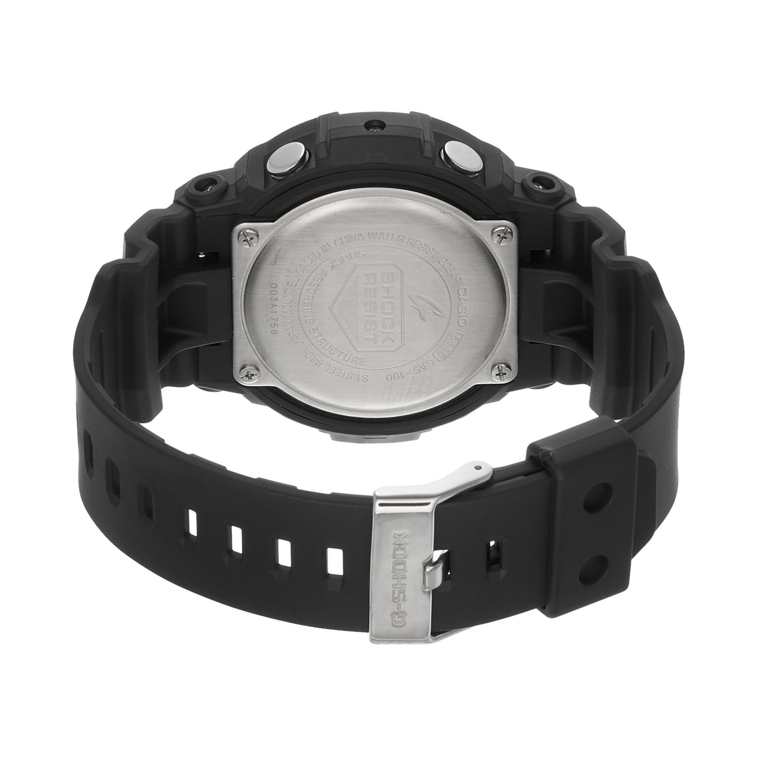 Мужские аналогово-цифровые часы G-Shock Tough Solar с солнечной батареей — GAS100-1A Casio цена и фото