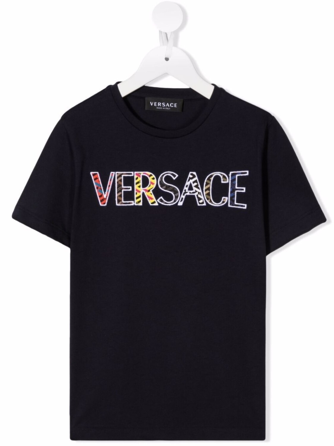 

Versace Kids футболка с логотипом, синий