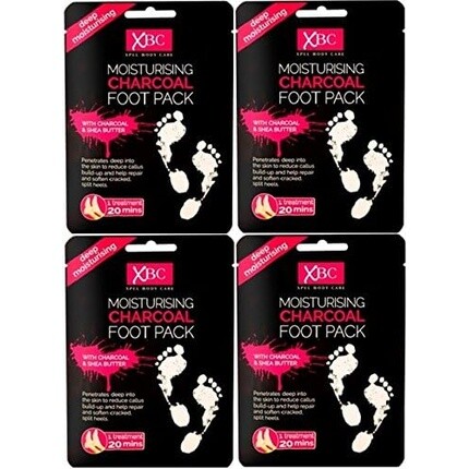 

Xbc Moisturizing Charcoal Foot Pack с древесным углем и маслом ши, Xpel Body Care
