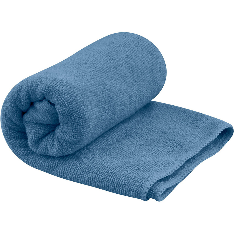 Тек полотенце Sea to Summit, синий быстросохнущее полотенце из сверхтонкого волокна однотонное пляжное полотенце спортивное полотенце из микрофибры портативное впитываю