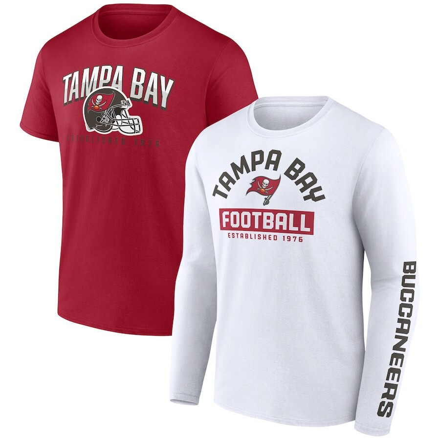 

Футболка с коротким рукавом Fanatics Branded Tampa Bay Buccaneers, красный