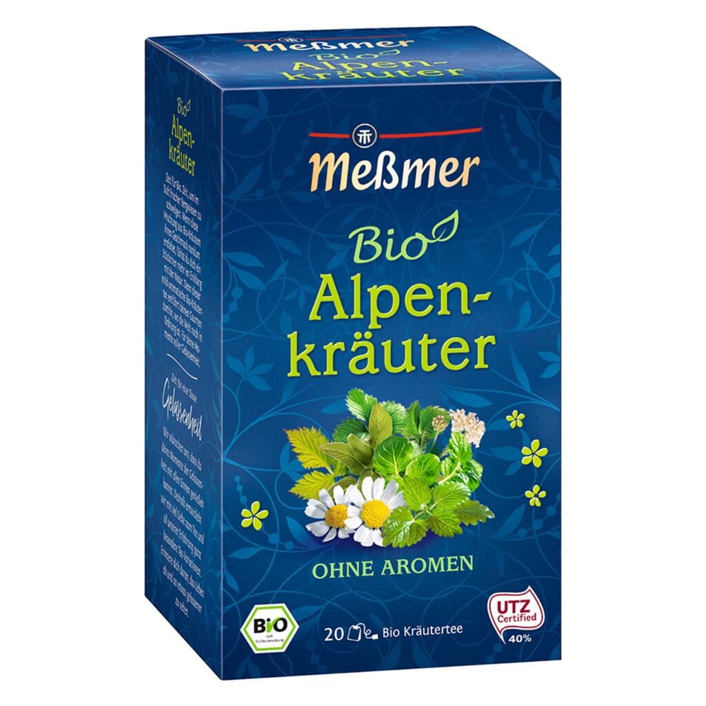 

Чай MeßmerAlpenkräuter свежий ароматный травяной чай 40г