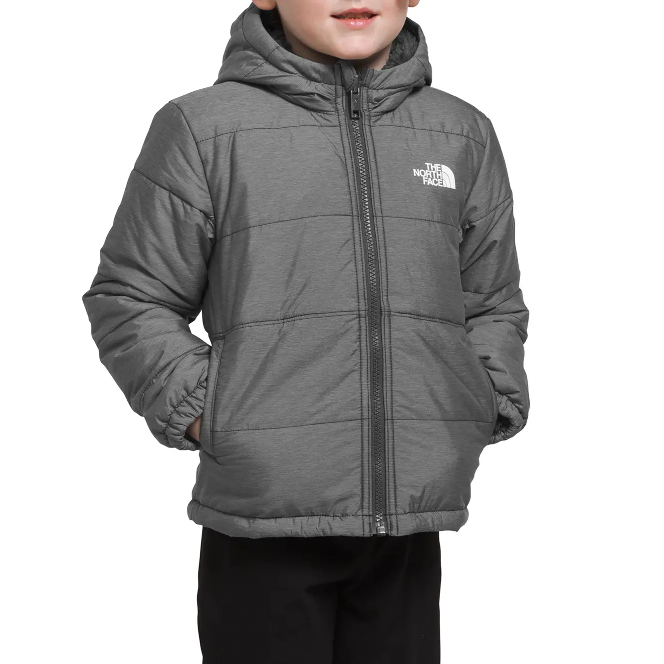 Куртка The North Face Reversible Mt Chimbo Full Zip Hooded, серый