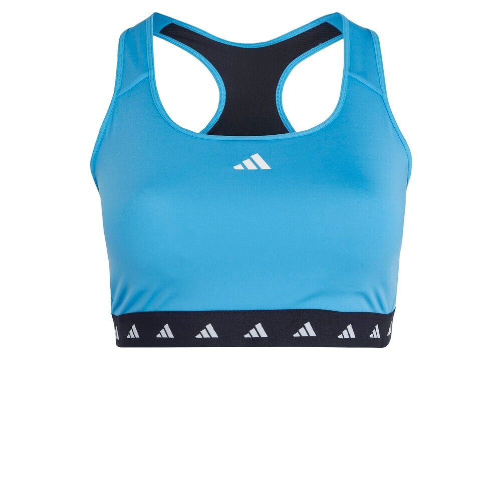 

Спортивный бюстгальтер без косточек Adidas Powerreact Medium-Support Techfit, синий