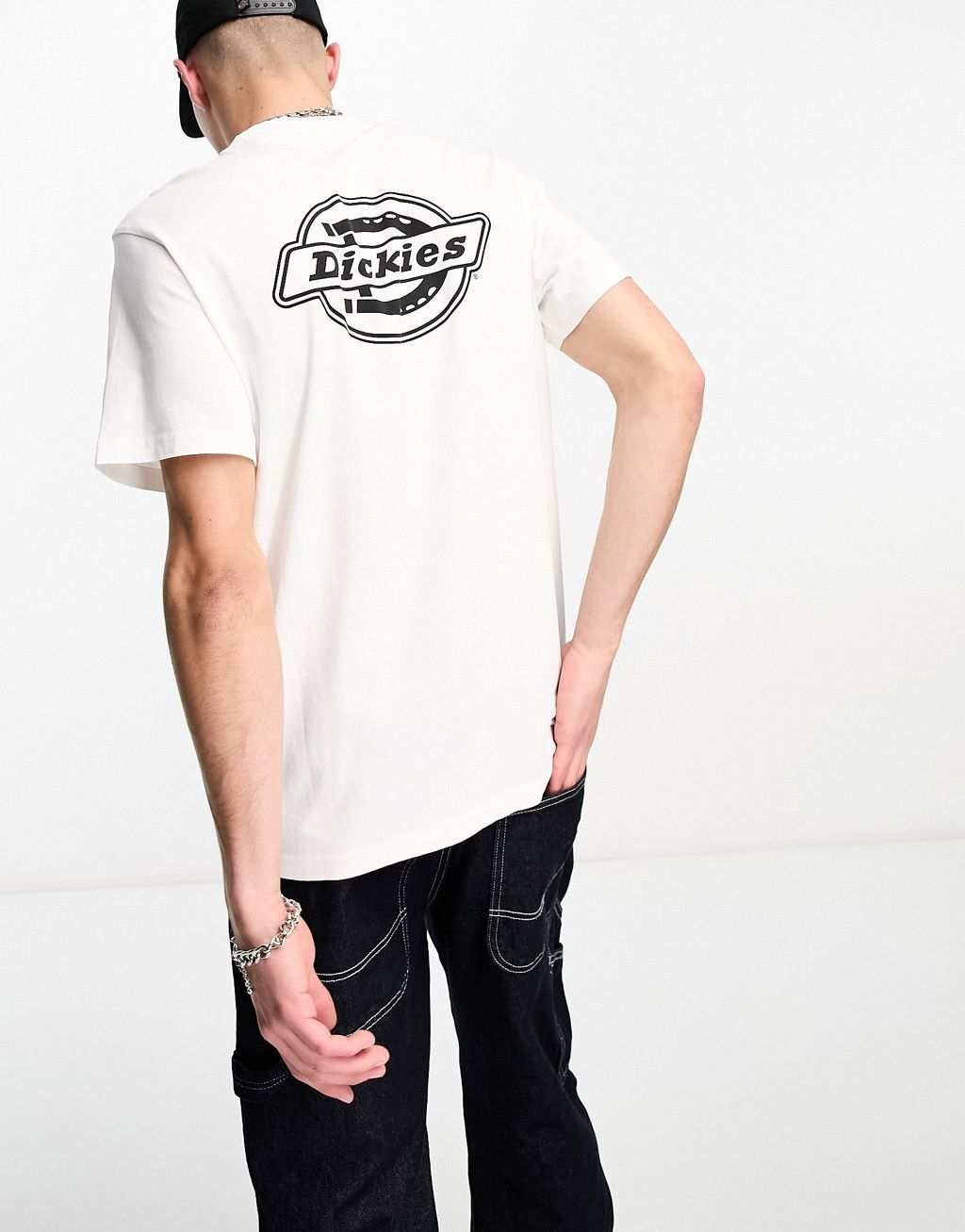 

Белая футболка с принтом на спине Dickies Holtville, Белый
