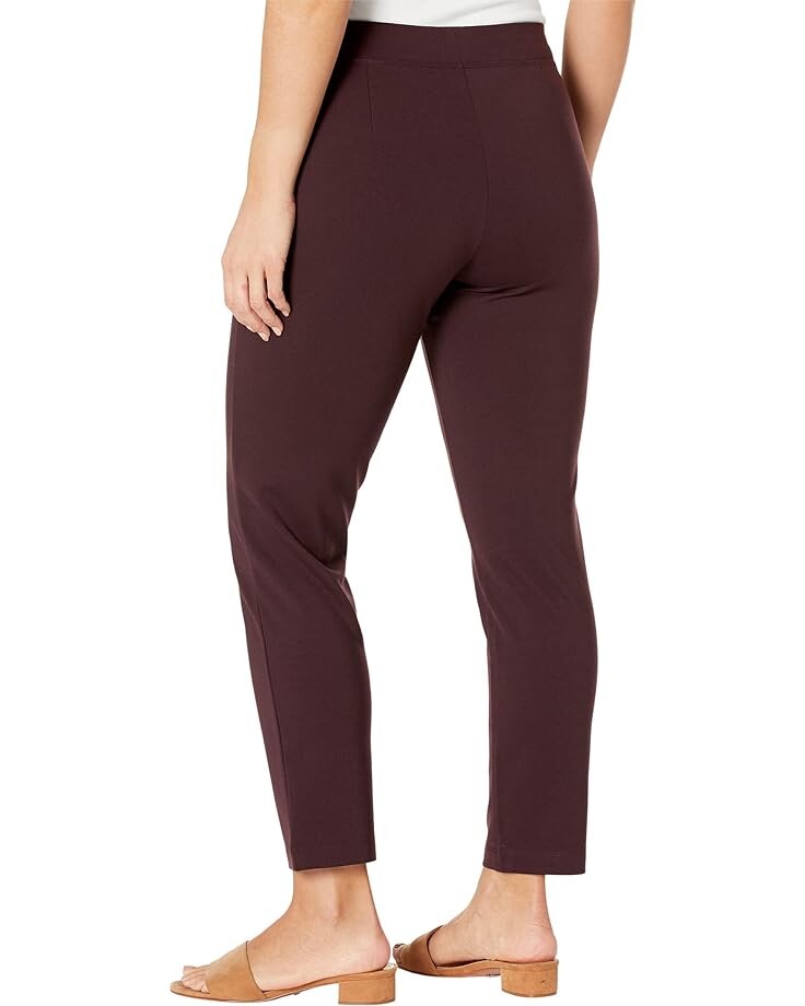 

Брюки Eileen Fisher Petite Slim Ankle Pants, цвет Cassis