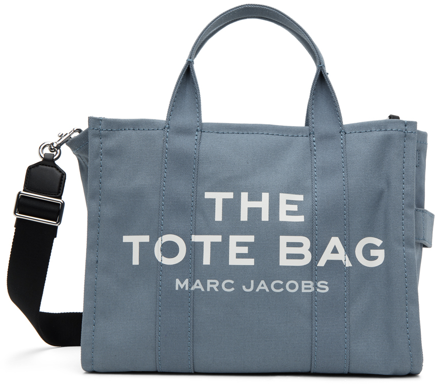 Синяя сумка-тоут The Medium Marc Jacobs, цвет Blue shadow