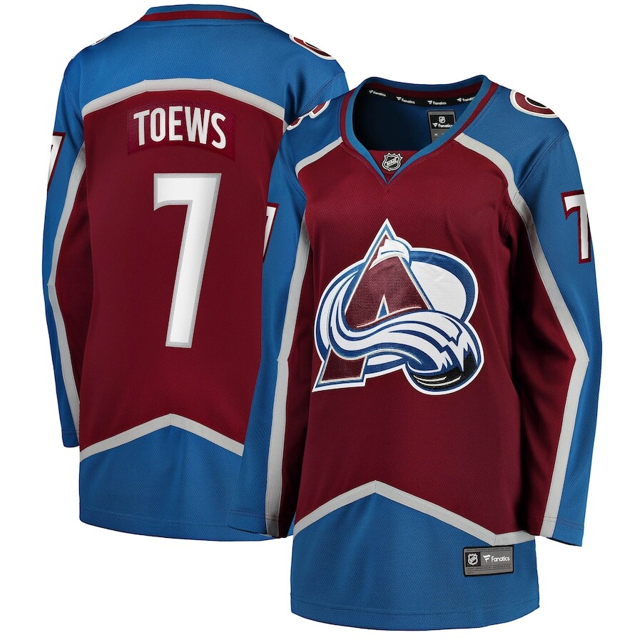 

Джерси Fanatics Branded Colorado Avalanche, бордовый