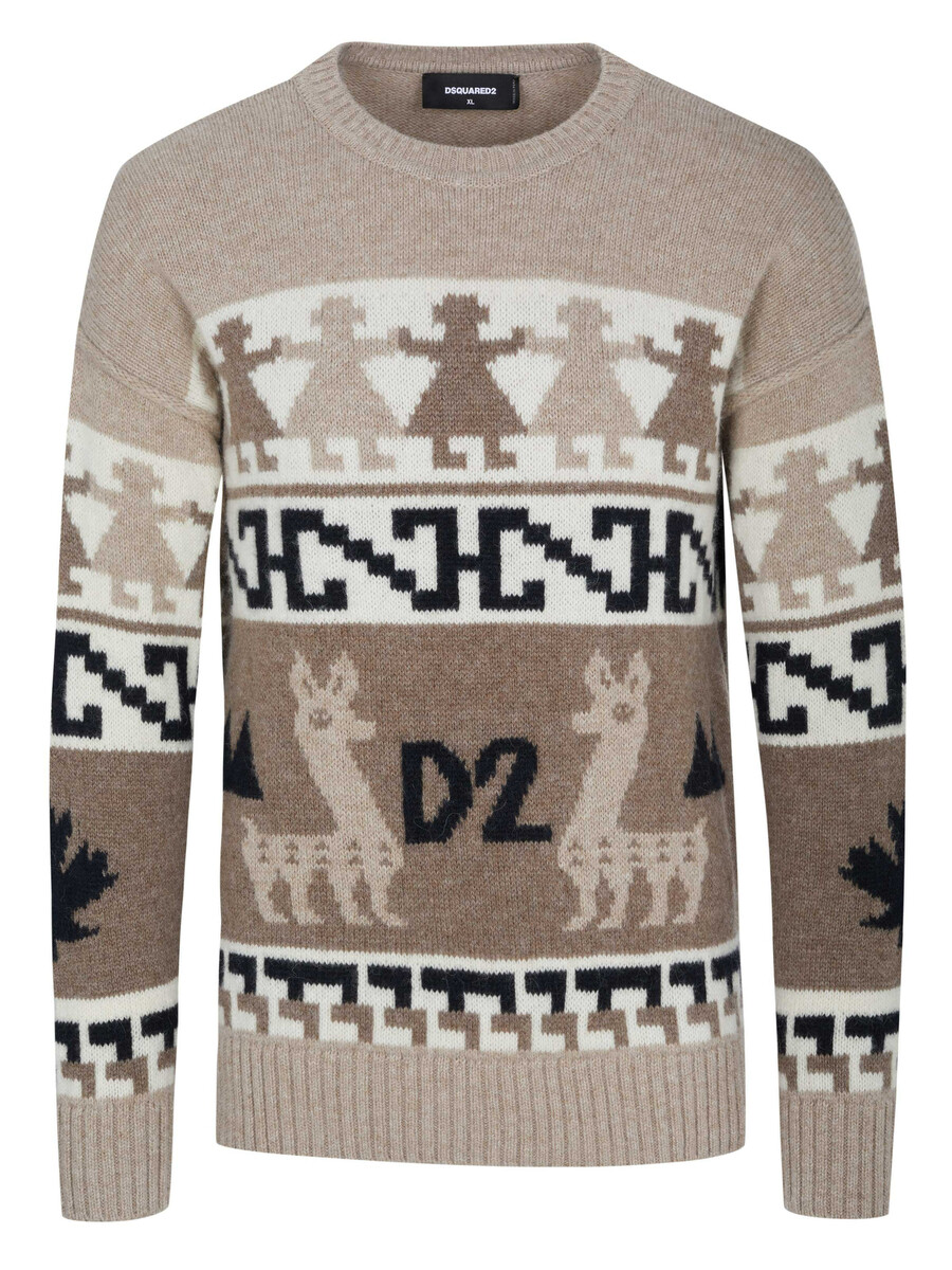 

Пуловер Dsquared2, бежевый