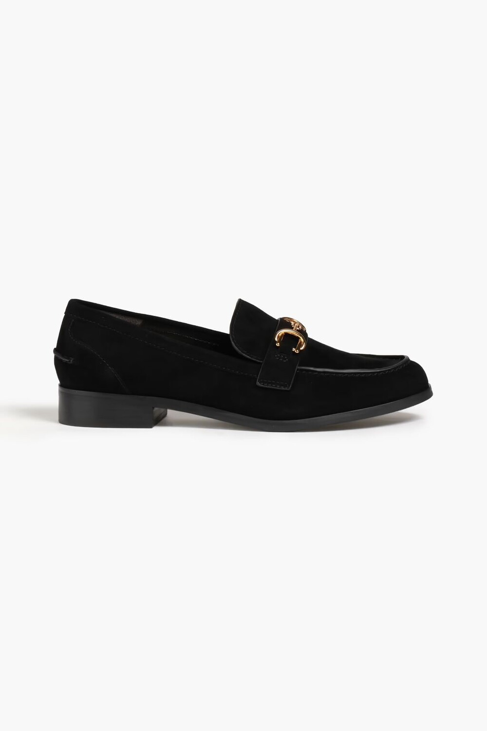 

Замшевые лоферы Owen с пряжками Stuart Weitzman, черный