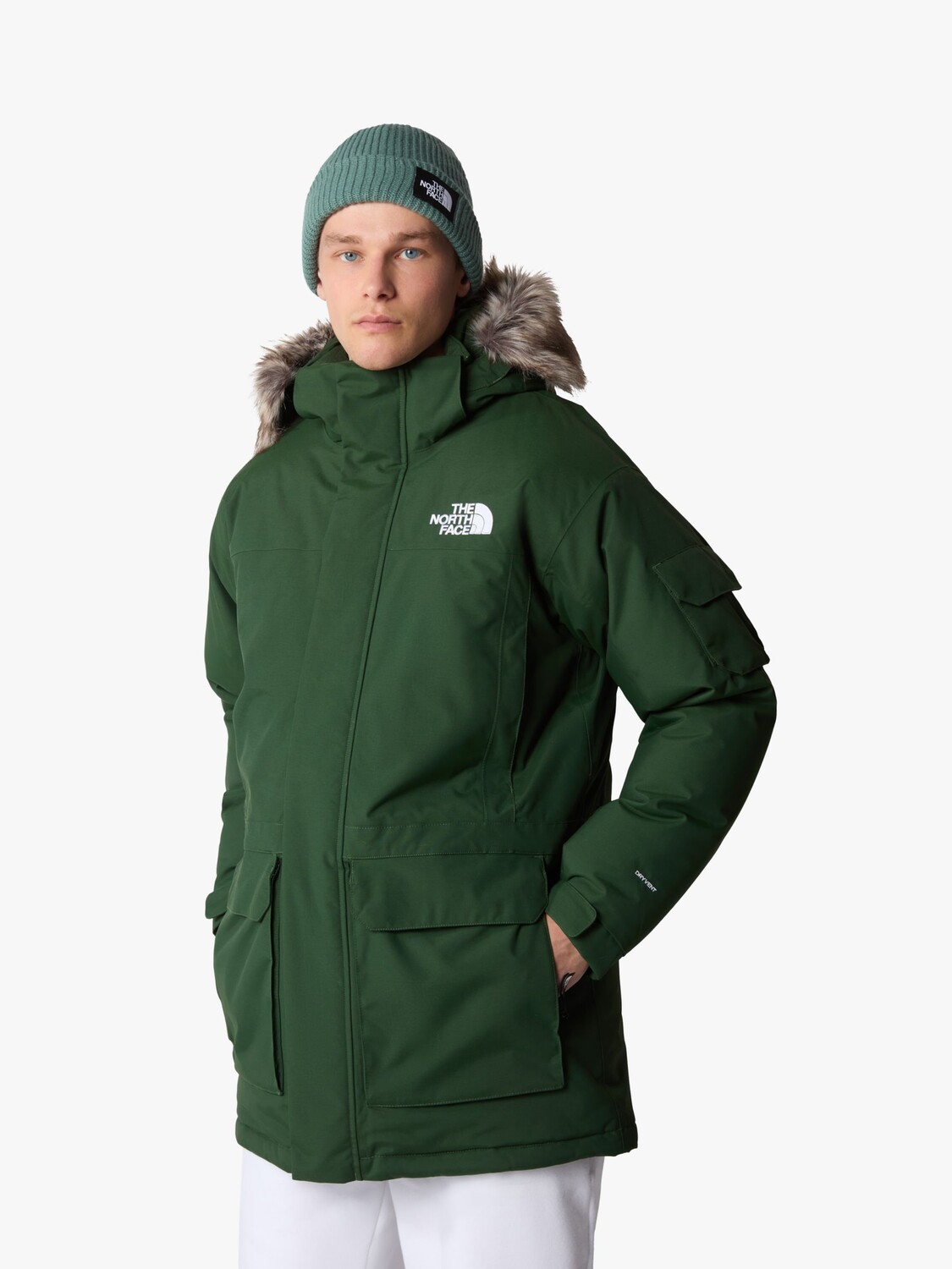 

Мужская водонепроницаемая куртка McMurdo из переработанного сырья The North Face, сосновый зеленый