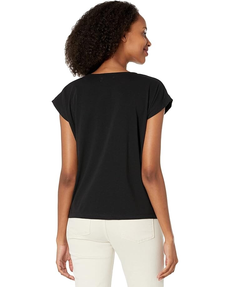 

Футболка Madewell Shoulder Tee, реальный черный