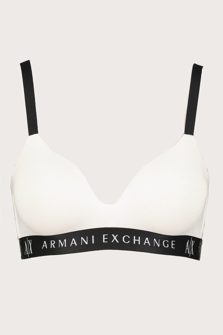

Бюстье с набивкой и логотипом Armani Exchange, черный
