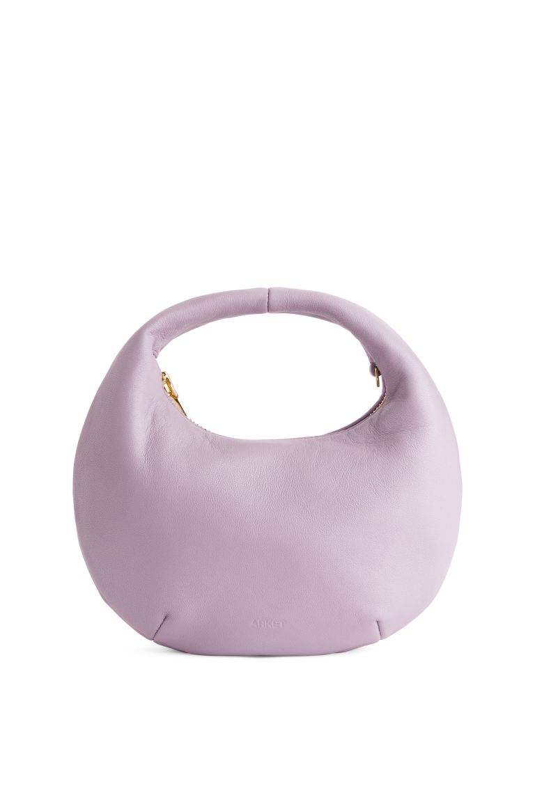 цена Мини-Сумка круглой формы Arket, фиолетовый