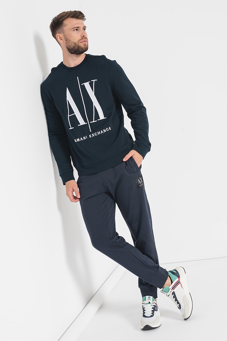 

Толстовка с логотипом Armani Exchange, синий