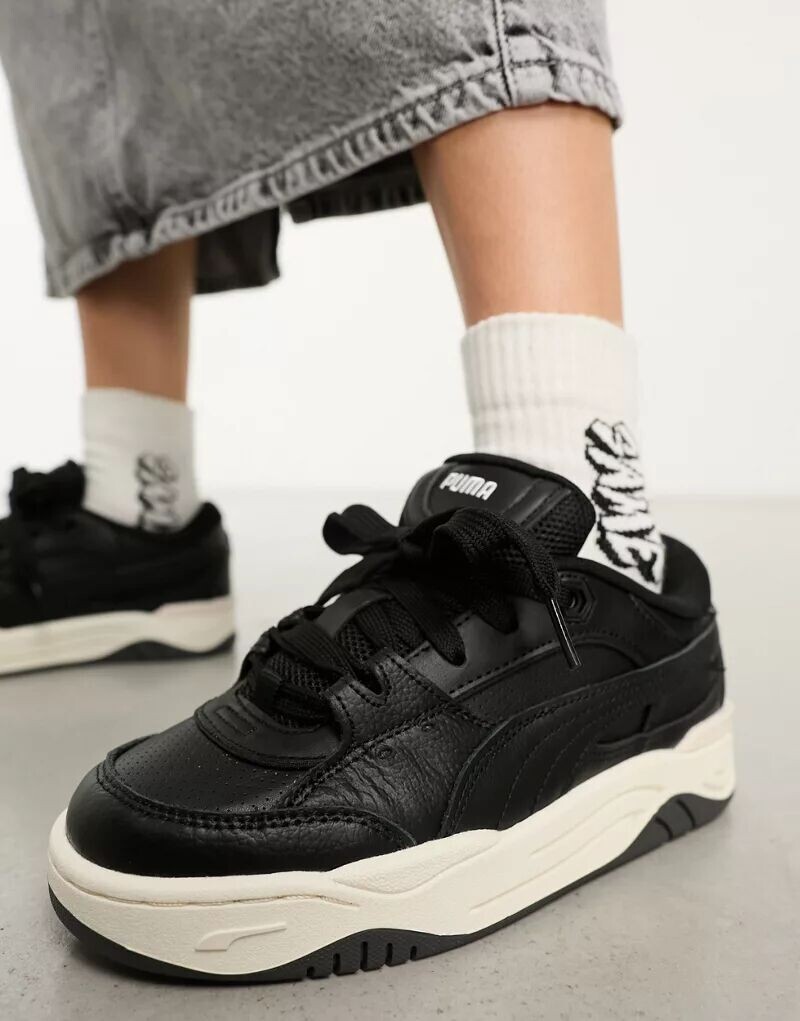 

Кроссовки PUMA 180 из черной кожи