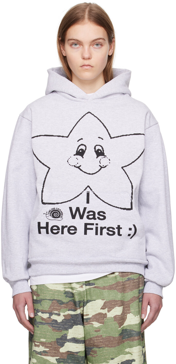 

Серый худи Happy Star Online Ceramics, цвет Ash