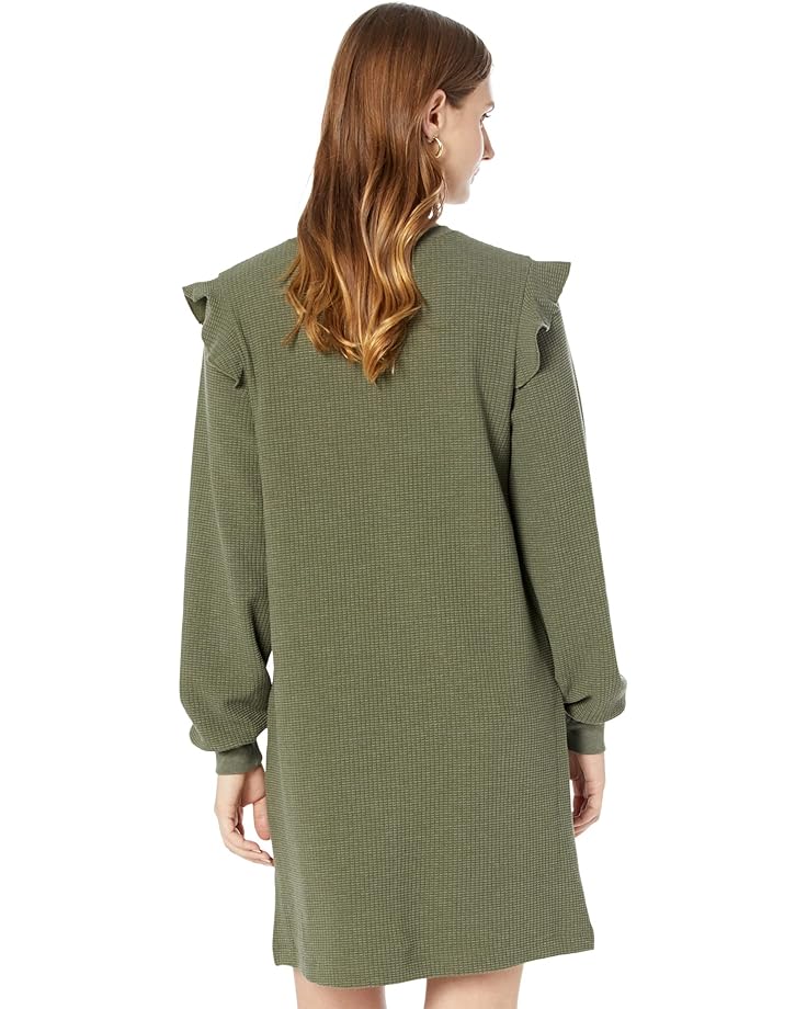 Платье Lilla P Ruffle Cap Long Sleeve Dress, цвет Parsley платье рубашка из модала flame lilla p цвет parsley