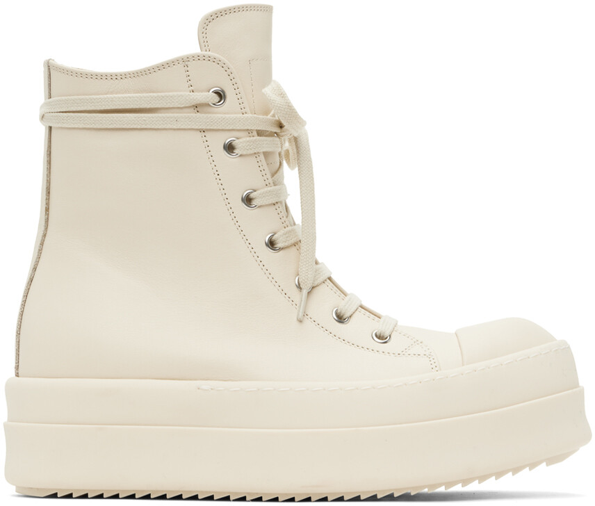 

Кремового цвета кроссовки Mega Bumper Rick Owens