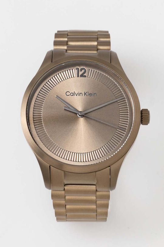 Часы Кэлвин Кляйн Calvin Klein, коричневый наручные часы calvin klein k5u2s546