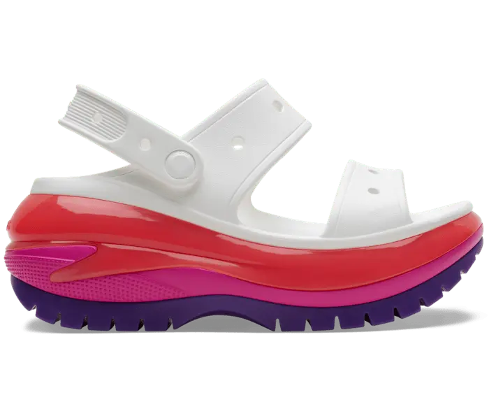 

Сандалии Mega Crush Crocs мужские, цвет White / Multi