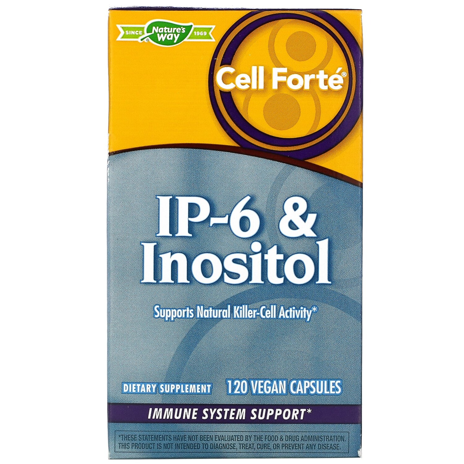 

Cell Forté, IP-6 и инозитол, 120 растительных капсул, Nature's Way