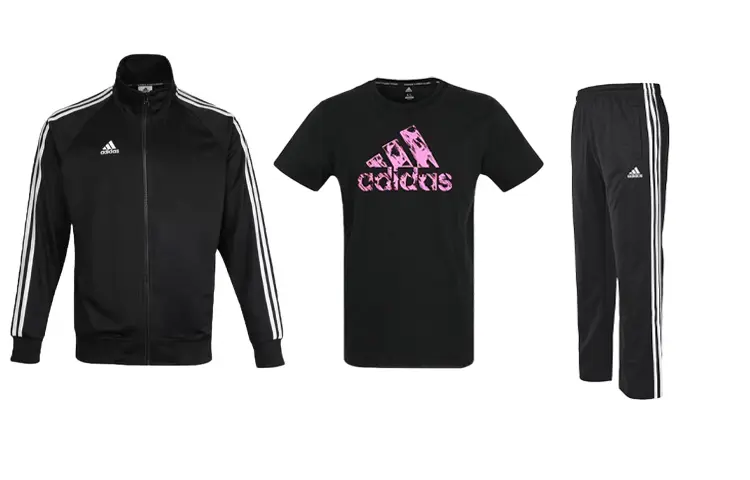 

Adidas Мужская повседневная спортивная одежда, Черный (набор из 3 шт.)