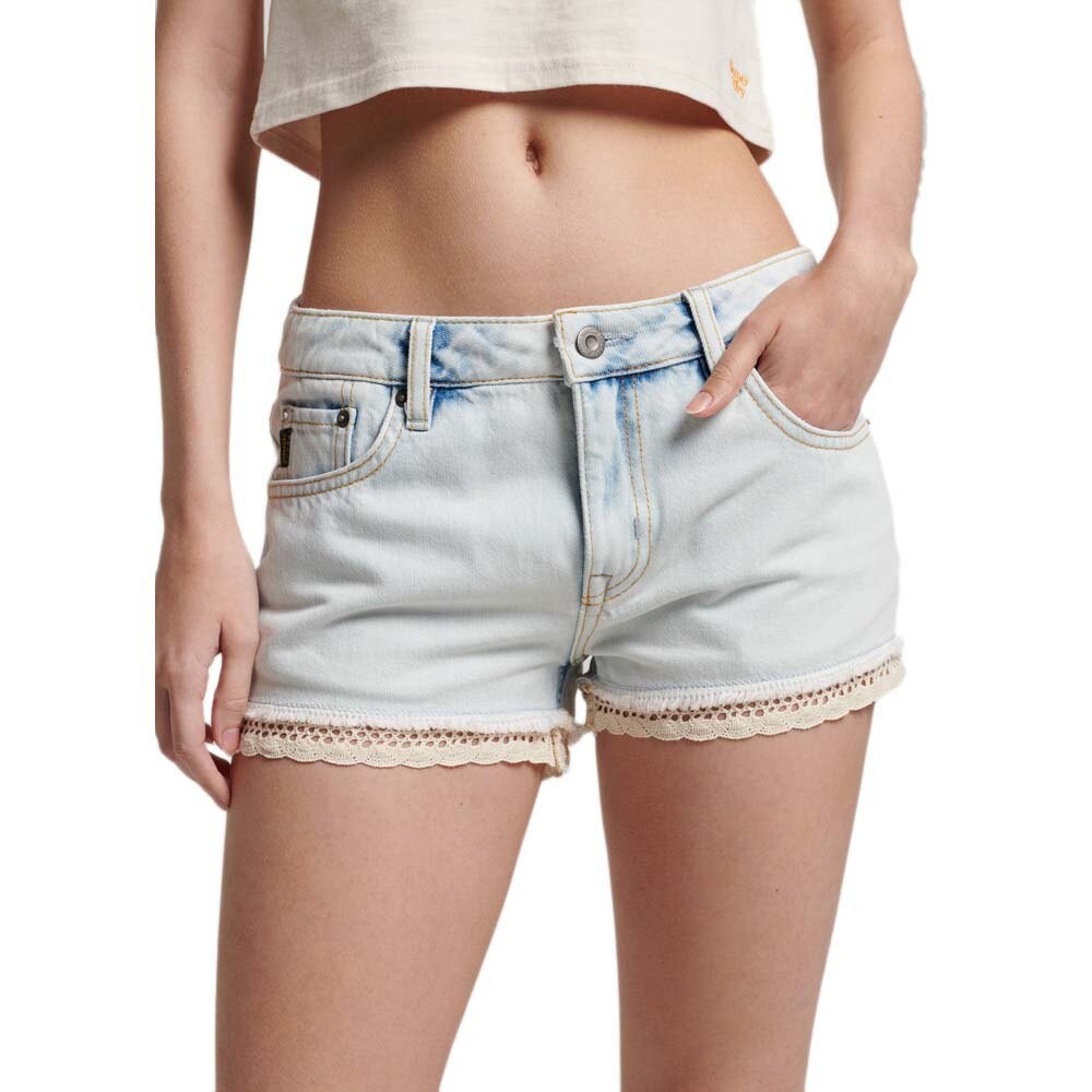

Джинсовые шорты Superdry Vintage, синий