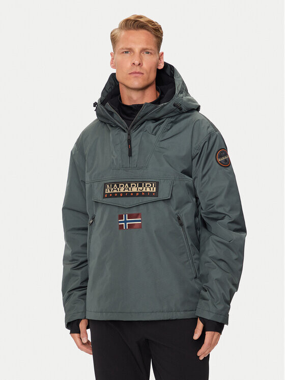 

Анорак regular fit Napapijri, зеленый