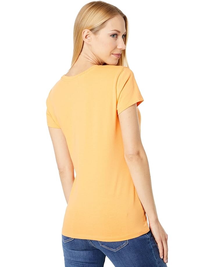 

Футболка U.S. POLO ASSN. Stretch Crew Neck Tee, цвет Gloaming Orange