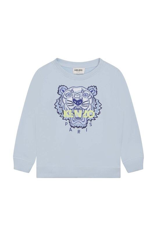 Детская хлопковая толстовка Kenzo Kids, синий