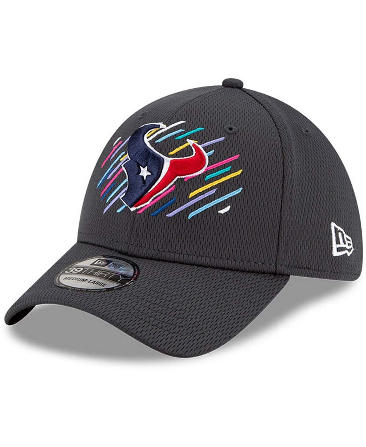 

Мужская кепка Houston Texans 2021 NFL Crucial Catch 39THIRTY Flex Hat New Era
