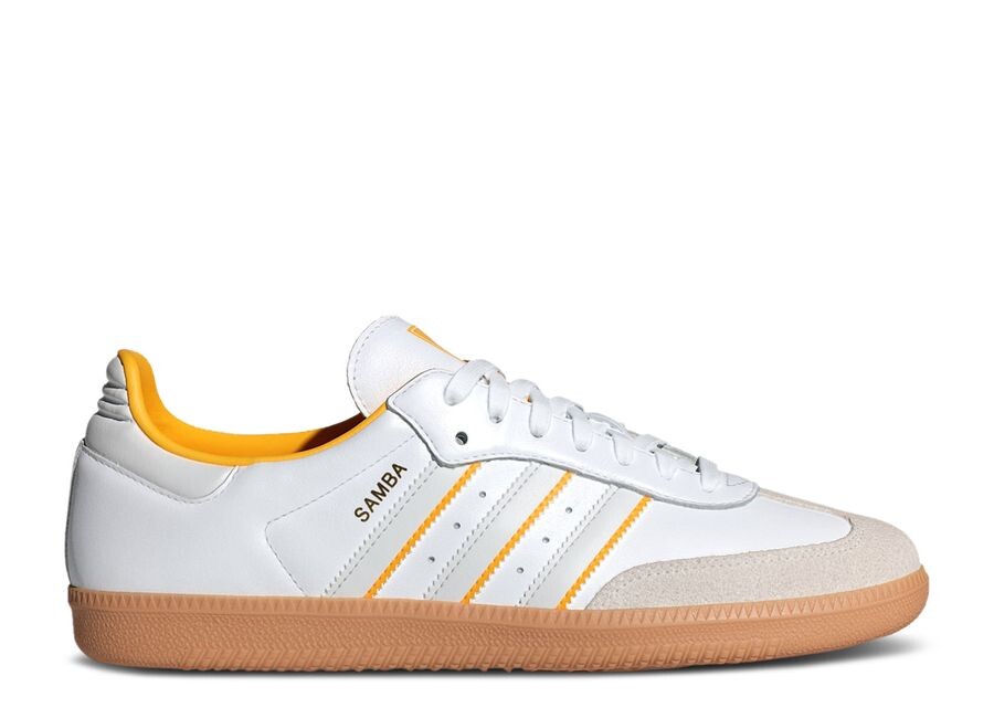 

Кроссовки adidas Samba OG, цвет White Crew Yellow