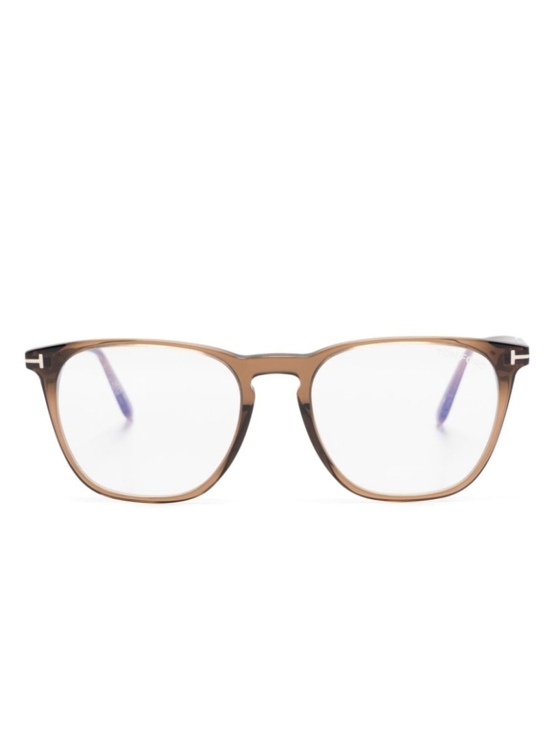 

TOM FORD Eyewear очки в квадратной оправе, коричневый