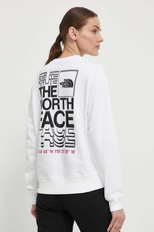 

Хлопковая толстовка The North Face, белый