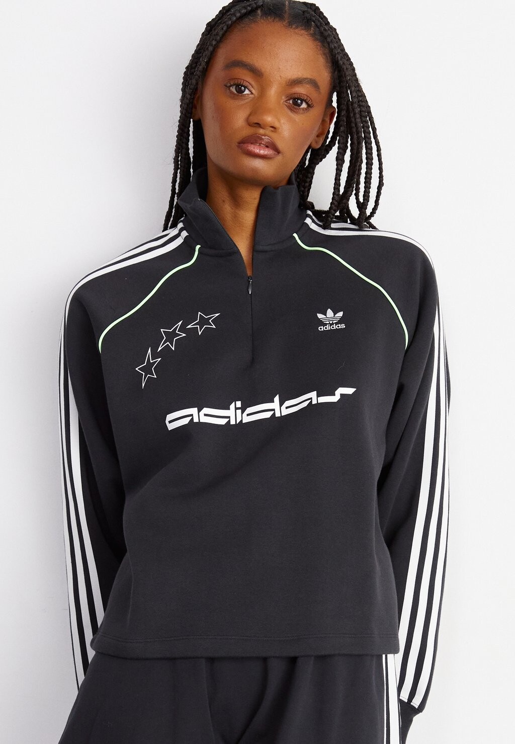 

Толстовка Half Zip adidas Originals, черный