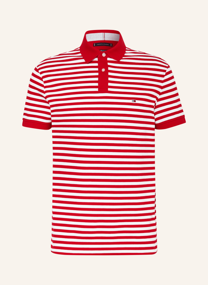 

Рубашка-поло из пике стандартного кроя Tommy Hilfiger, белый