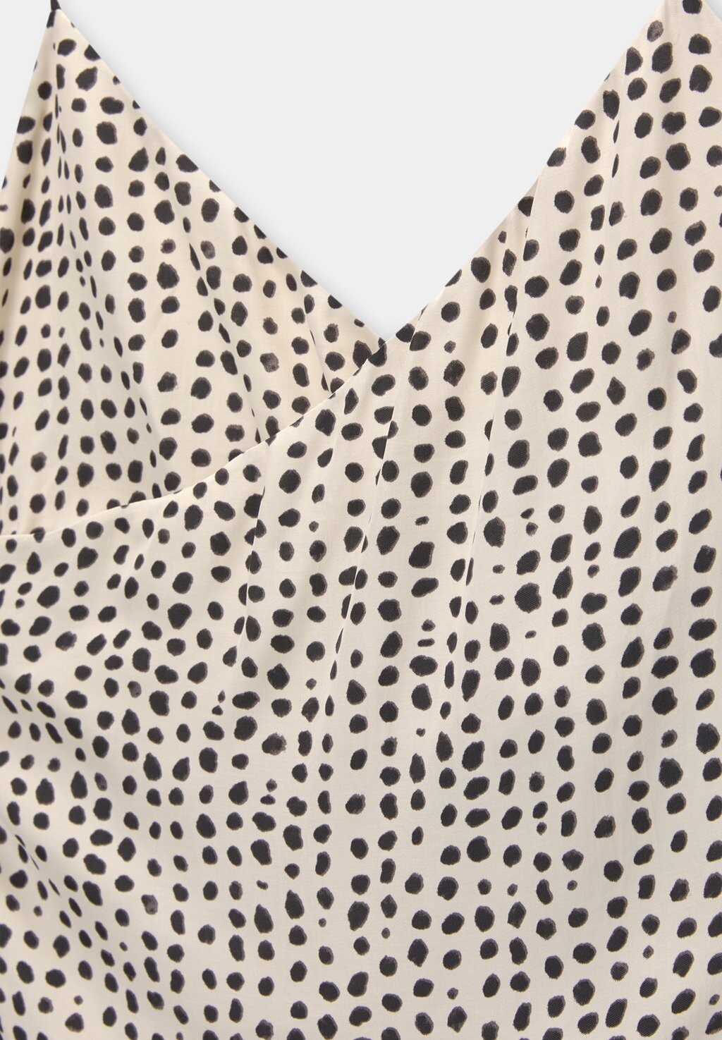

Дневное платье WRAP MIDI PULL&BEAR, кремовый