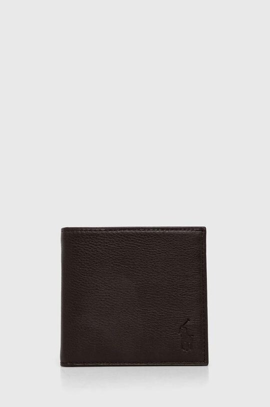 

Кожаный кошелек Polo Ralph Lauren, коричневый