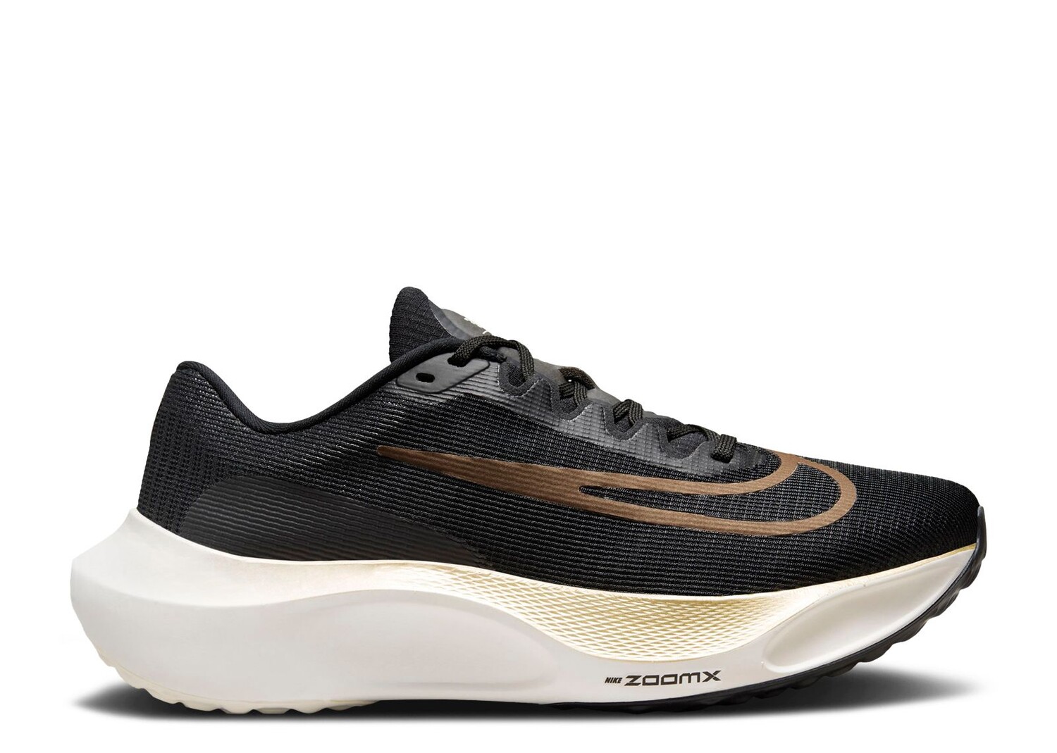 

Кроссовки Nike Zoom Fly 5 'Black Metallic Gold Grain', черный