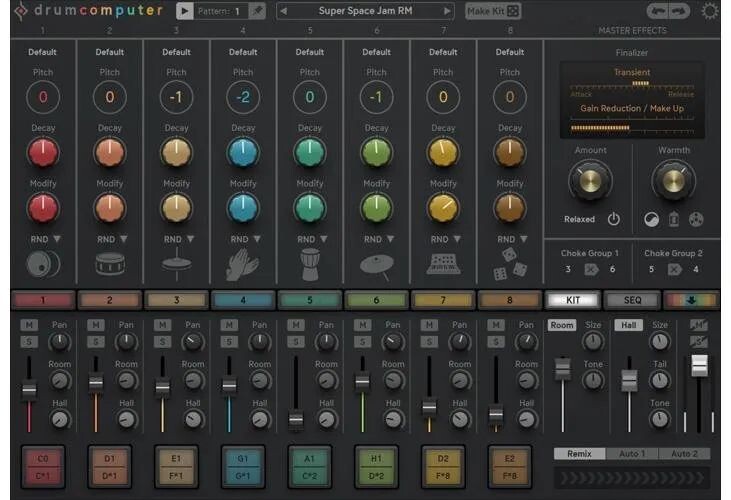 

Программный инструмент Sugar Bytes Drum Computer Synthetic Drum