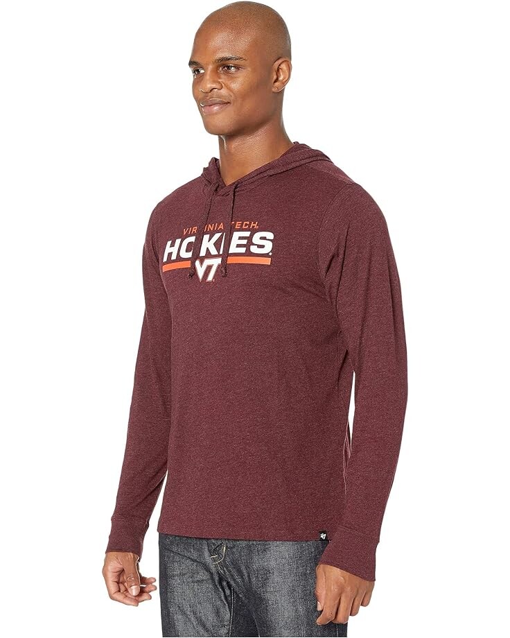 

Худи '47 College Virginia Tech Hokies End Line Club Hoodie, цвет Dark Maroon